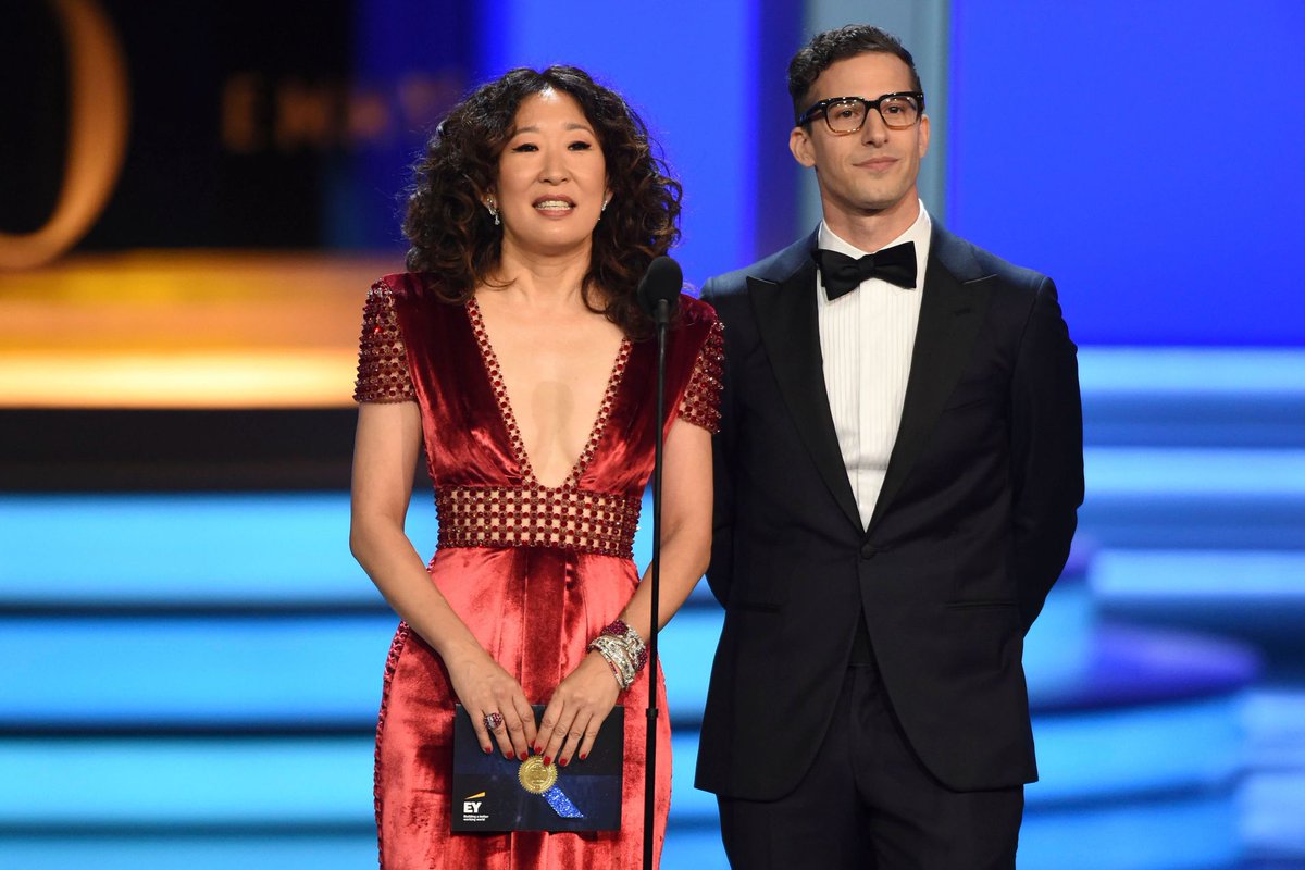 Andy Samberg Sandra Oh